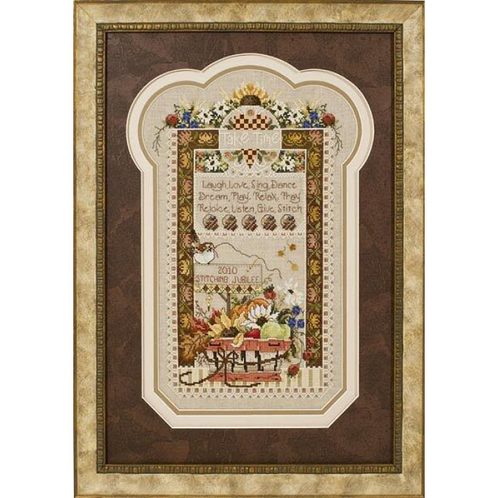 JCP2010 Stoney Creek Буклет схем для вишивки рахунковим хрестиком - Take Time, папір