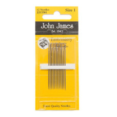 JJ13501E John James - Набір вишивальних голок №1, 12 шт