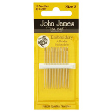 JJ13505E John James - Набір вишивальних голок №5, 16 шт