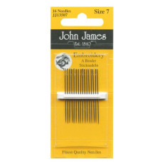 JJ13507E John James - Набір вишивальних голок №7, 16 шт