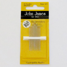 JJ13515E John James - Набір вишивальних голок №1/5, 12 шт