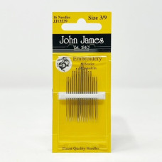 JJ13539E John James - Набір вишивальних голок №3/9, 16 шт