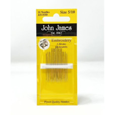 JJ13550E John James - Набір вишивальних голок №5/10, 16 шт