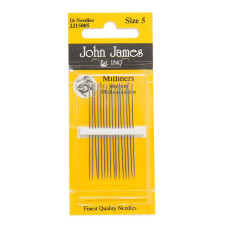 JJ15005E John James - Набір голок для французського вузлика №5, 15 шт
