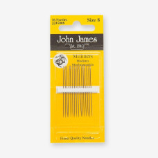 JJ15008E John James - Набір голок для французського вузлика №8, 15 шт