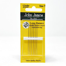 JJ16507E John James - Набір голок для штопання довга №7, 6 шт