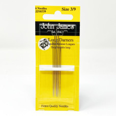 JJ16539E John James - Набір голок для штопання довга №3/9, 6 шт