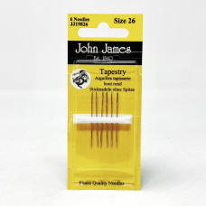 JJ19826E John James - Набір гобеленових голок №26, 6 шт