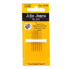 JJ19846E John James - Набір гобеленових голок №24/26, 6 шт