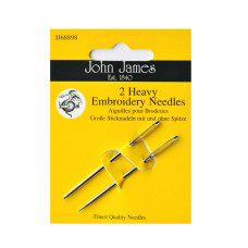 JJ68898E John James - Набір голок для вишивки гладдю крученою пряжею №14, 2 шт