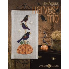 JSP002 Jim Shore Mill Hill Схема для вишивки рахунковим хрестиком - Врожайне тріо Harvest Trio 13x31 см, папір