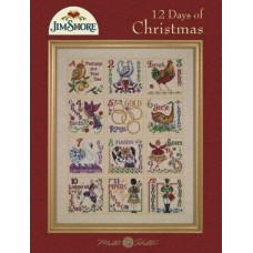 JSP005 Jim Shore Mill Hill Схема для вишивки рахунковим хрестиком - 12 днів Різдва 12 Days Of Christmas 49,5x66 см, папір