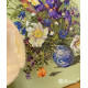 К-249 Irises and Wildflowers. Іриси та польові квіти, 25х35 см. Мережка. Набір для вишивки хрестиком на Aida 14