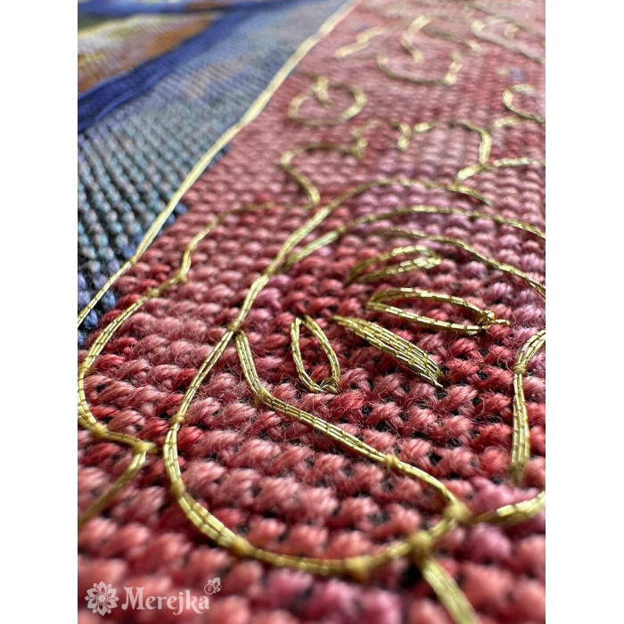 К-282м Мережка Набір для вишивки рахунковим хрестиком - Тиха розмова 39x30 см, Aida16