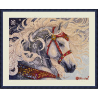 К-290 Мережка Набір для вишивки рахунковим хрестиком - Хуртовина 40x31 см, Aida 14 ct