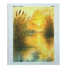 Канва КЗ16_30х40_2072_A Voloshka Канва Zweigart з фоновим малюнком Aida 16, 30х40 см