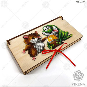 КДГ_029 Коробочка-конверт для грошей. Virena. Заготовка під вишивку бісером