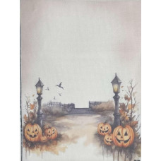 КФ-1389 Alisena Канва Zweigart Aida 16 з фоновим малюнком - 30х40 см