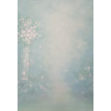 КФО-1048 Домоткане полотно 32 каунта з нанесеним фоном, 30х40 см. Alisena