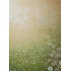 КФО-1052 Домоткане полотно 32 каунта з нанесеним фоном, 30х40 см. Alisena