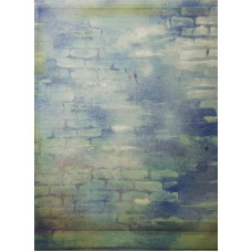 КФО-1054 Домоткане полотно 32 каунта з нанесеним фоном, 30х40 см. Alisena