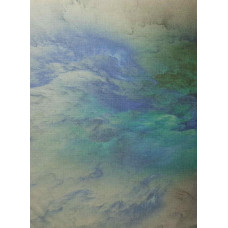 КФО-1059 Домоткане полотно 32 каунта з нанесеним фоном, 30х40 см. Alisena