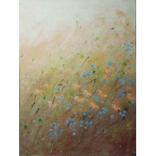 КФО-1078 Домоткане полотно 32 каунта з нанесеним фоном, 30х40 см. Alisena