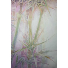 КФО-1083 Домоткане полотно 32 каунта з нанесеним фоном, 30х40 см. Alisena