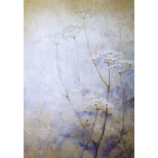 КФО-1088 Домоткане полотно 32 каунта з нанесеним фоном, 30х40 см. Alisena