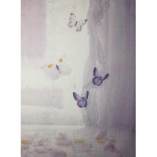 КФО-1090 Домоткане полотно 32 каунта з нанесеним фоном, 30х40 см. Alisena