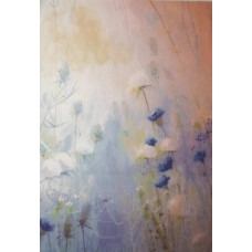 КФО-1094 Домоткане полотно 32 каунта з нанесеним фоном, 30х40 см. Alisena