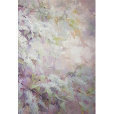 КФО-1098 Домоткане полотно 32 каунта з нанесеним фоном, 30х40 см. Alisena