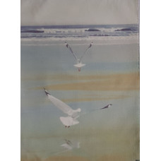 КФО-1109 Домоткане полотно 32 каунта з нанесеним фоном, 30х40 см. Alisena