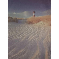 КФО-1111 Домоткане полотно 32 каунта з нанесеним фоном, 30х40 см. Alisena