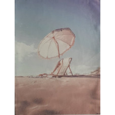 КФО-1121 Домоткане полотно 32 каунта з нанесеним фоном, 30х40 см. Alisena