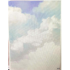 КФО-1139 Домоткане полотно 32 каунта з нанесеним фоном, 30х40 см. Alisena