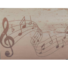 КФО-1162 Домоткане полотно 32 каунта з нанесеним фоном, 30х40 см. Alisena