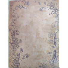 КФО-1199 Домоткане полотно 32 каунта з нанесеним фоном, 30х40 см. Alisena