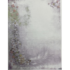 КФО-1213 Домоткане полотно 32 каунта з нанесеним фоном, 30х40 см. Alisena