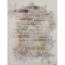 КФО-1244 Домоткане полотно 32 каунта з нанесеним фоном, 30х40 см. Alisena