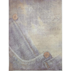 КФО-1250 Домоткане полотно 32 каунта з нанесеним фоном, 30х40 см. Alisena