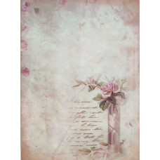 КФО-1261 Домоткане полотно 32 каунта з нанесеним фоном, 30х40 см. Alisena