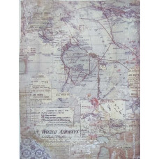 КФО-1271 Домоткане полотно 32 каунта з нанесеним фоном, 30х40 см. Alisena