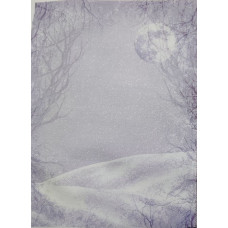 КФО-1288 Домоткане полотно 32 каунта з нанесеним фоном, 30х40 см. Alisena