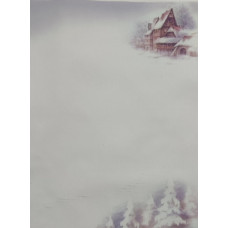 КФО-1289 Домоткане полотно 32 каунта з нанесеним фоном, 30х40 см. Alisena