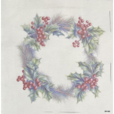 КФО-1387 Alisena Тканина рівномірного переплетення 32 каунта з нанесеним фоном - 37х37 см