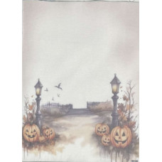 КФО-1389 Alisena Тканина рівномірного переплетення 32 каунта з нанесеним фоном - 30х40 см