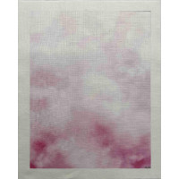 КФО-1396 Alisena Домоткане полотно 32 каунта з нанесеним фоном, розмір полотна 37x37 см, розмір друку 30x30 см