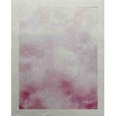 КФО-1396 Alisena Домоткане полотно 32 каунта з нанесеним фоном, розмір полотна 37x37 см, розмір друку 30x30 см