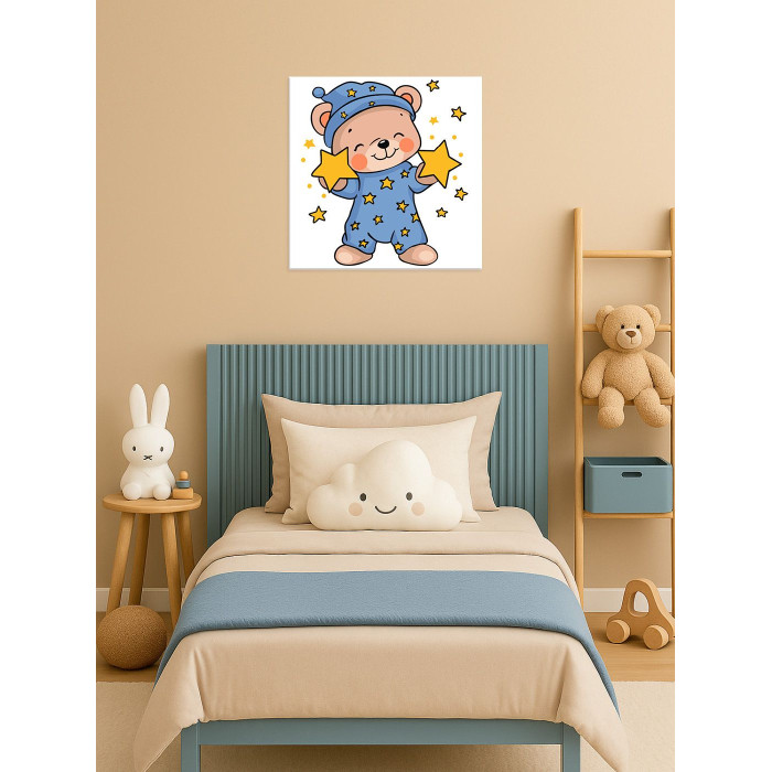 KHO1093 Ideyka Картина за номерами - Зіркові сни 25x25 см, (на підрамнику, Ідейка KHO1093) ©art_selena_ua